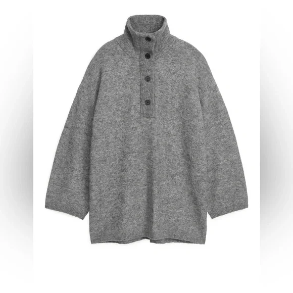 ARKET Long Alpaca Blend Jumper Sweater - Picture 4 of 8